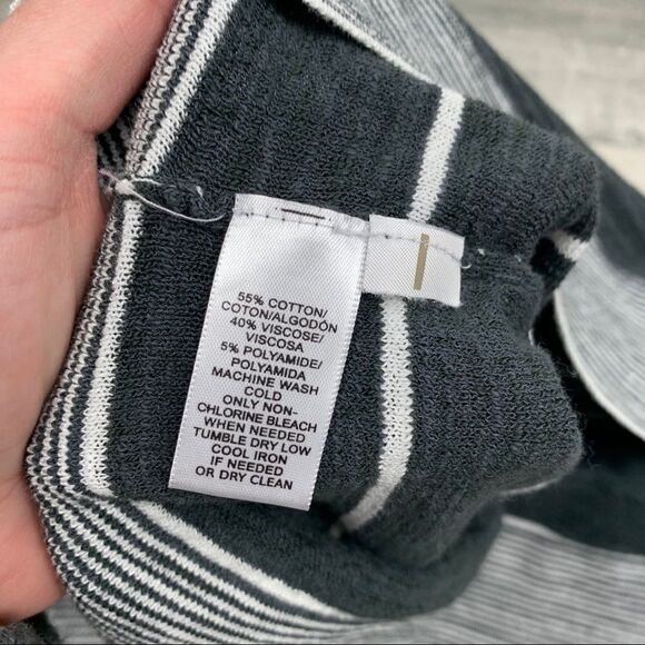 Loft cold shoulder striped sweater - Picture 7 of 9